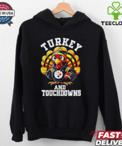 Pittsburgh Steelers turkey and touchdowns Thanksgiving shirt