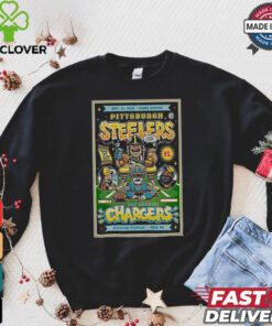 Pittsburgh Steelers vs Los Angeles Chargers Sept 22 2024 Acrisure Stadium Poster Shirt 2 Pittsburgh Steelers vs Los Angeles Chargers Sept 22 2024 Acrisure Stadium Poster Shirt
