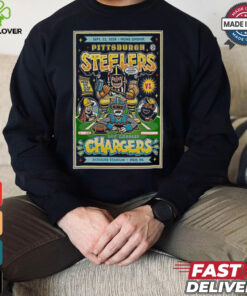 Pittsburgh Steelers vs Los Angeles Chargers Sept 22 2024 Acrisure Stadium Poster Shirt 3 Pittsburgh Steelers vs Los Angeles Chargers Sept 22 2024 Acrisure Stadium Poster Shirt