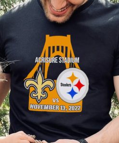 Pittsburgh Steelers vs New Orleans Saints Bridge Acrisure Stadium Game Day 2022 shirt
