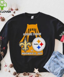Pittsburgh Steelers vs New Orleans Saints Bridge Acrisure Stadium Game Day 2022 shirt