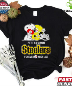 Pittsburgh Steelers x Snoopy forever win lose shirt