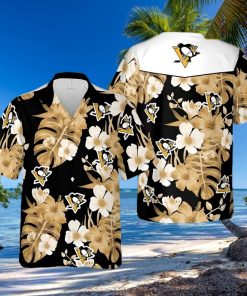 Pittsburgh penguins Nhl Pittsburgh Hawaii Floral Ice Hockey Unisex Shirt