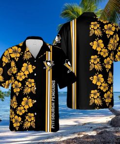 Pittsburgh penguins Nhl Pittsburgh Hawaii Floral Ice Hockey Unisex Shirts