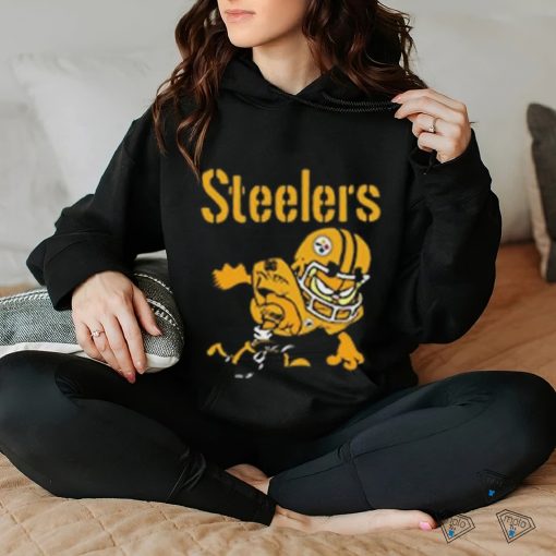 Pittsburgh steelers garfield cat grumpy football player hoodie, sweater, longsleeve, shirt v-neck, t-shirt