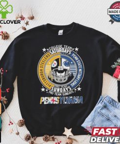 Pittsburgh steelers penn state nittany lions college team pro team weekends shirt