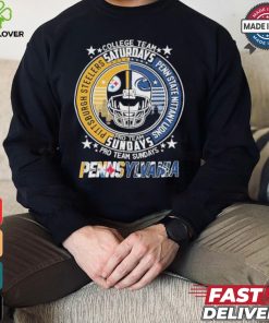 Pittsburgh steelers penn state nittany lions college team pro team weekends shirt