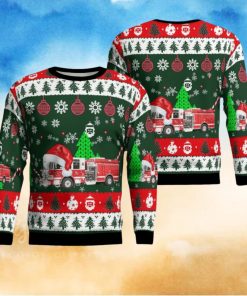 Pittsford, New York, Pittsford Fire District AOP Ugly Sweater Xmas Christmas Gift