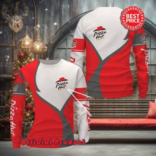 Pizza Hut Logo Design Trending Ugly Christmas Sweater