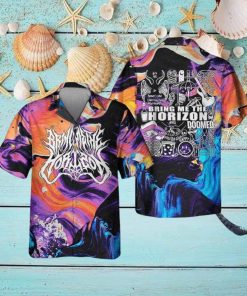 Bring Me The Horizon Album Lyric Happy Song World Tour 2023 Hawaiian Shirt