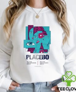 Placebo april 16+17 2023 Mexico city poster t shirt 2 Placebo april 16+17 2023 Mexico city poster t shirt