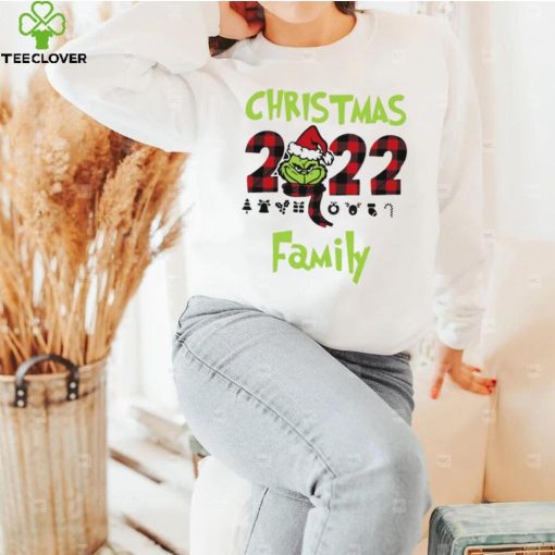 Plaid Pattern Christmas Grinch Squad T Shirt