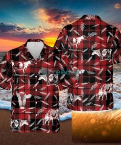 Plaid Pattern Holstein All Over Printed 3D Hawaiian Shirt 1 Plaid Pattern Holstein All Over Printed 3D Hawaiian Shirt
