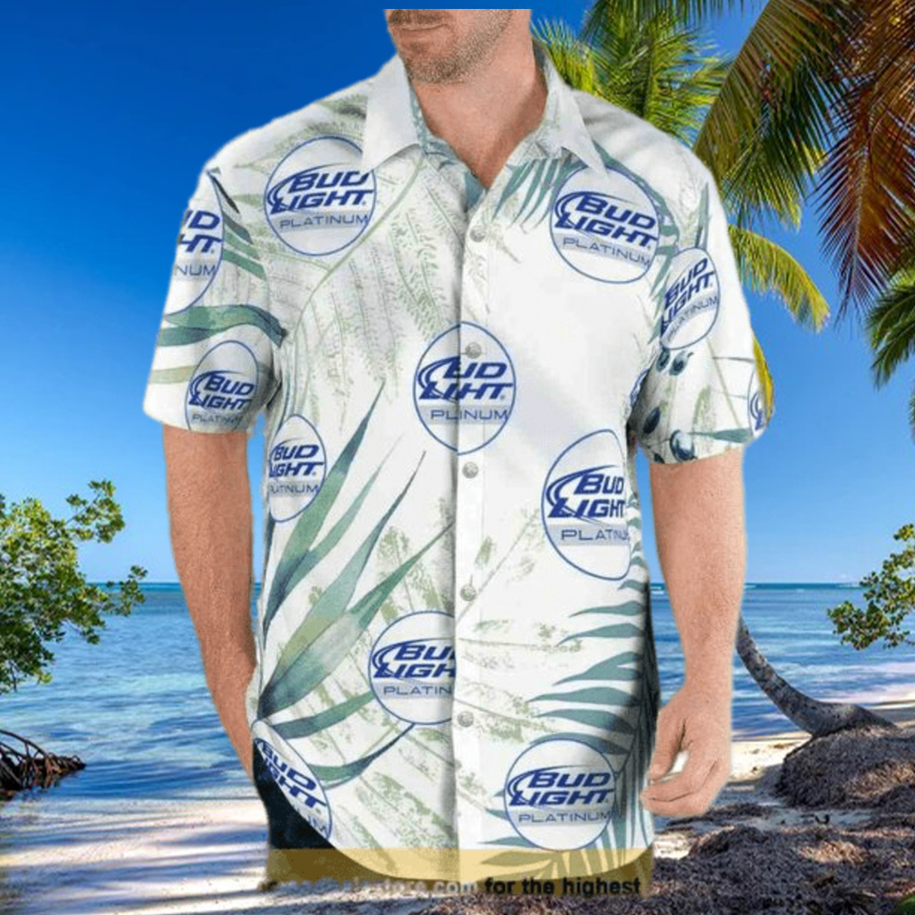 Platinum Bud Light Funny Hawaiian Shirt Gifts For Beer Drinkers Platinum Bud Light Funny Hawaiian Shirt Gifts For Beer Drinkers