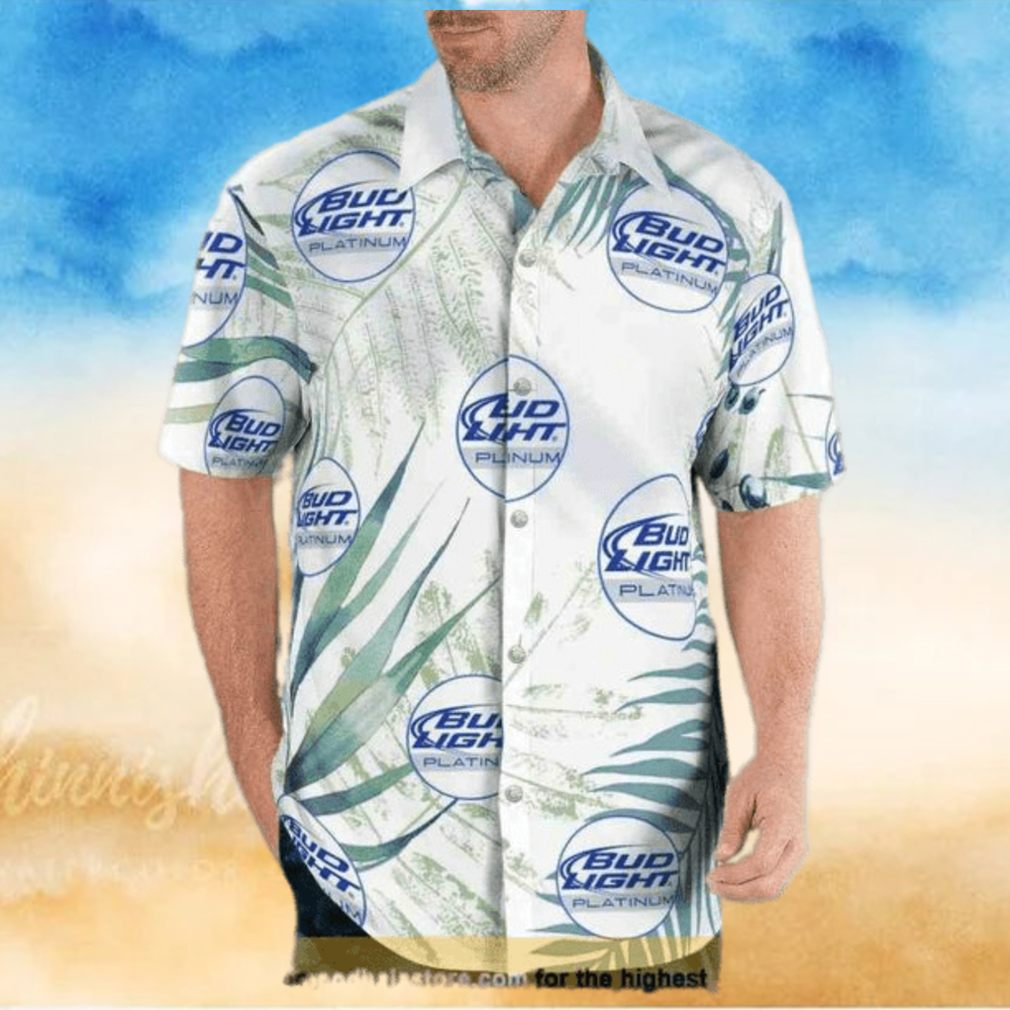 Platinum Bud Light Funny Hawaiian Shirt Gifts For Beer Drinkers Platinum Bud Light Funny Hawaiian Shirt Gifts For Beer Drinkers