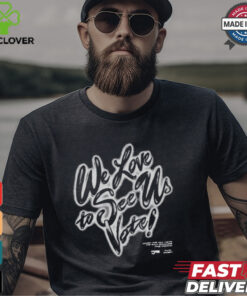 Playa Society x When We All Vote We Love to See Us Vote t shirt