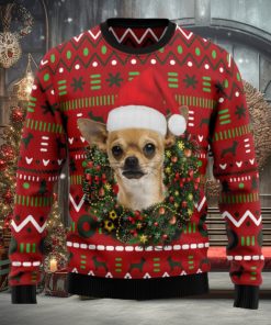 Playful Chihuahua Merry Ugly Christmas Sweater Thankgiving Gift Men Women