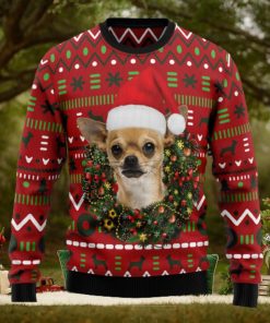 Playful Chihuahua Merry Ugly Christmas Sweater Thankgiving Gift Men Women