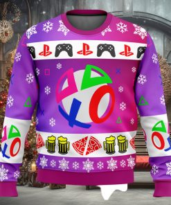 Playstation Neon Ugly Christmas Sweater