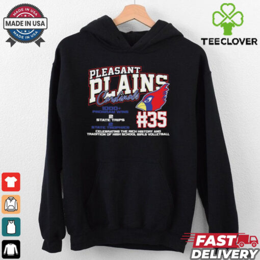 Pleasant Plains Cardinals #35 Celebrating The Rich History And Tradition Of High School Girls Volleyball Shirt