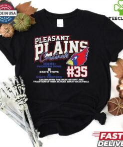 Pleasant Plains Cardinals #35 Celebrating The Rich History And Tradition Of High School Girls Volleyball Shirt