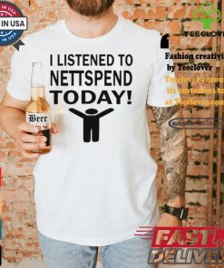 Pluggnb Lounge Merch I Listened To Nettspend Today Shirt
