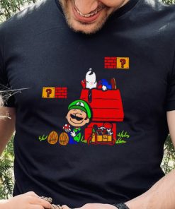 Plumbing Nuts Mario Bros and Snoopy Mashup hoodie, sweater, longsleeve, shirt v-neck, t-shirt