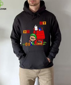 Plumbing Nuts Mario Bros and Snoopy Mashup hoodie, sweater, longsleeve, shirt v-neck, t-shirt