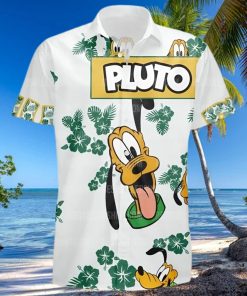 Pluto Dog Hibiscus Disney Cruise 2023 Disney Hawaiian Shirt