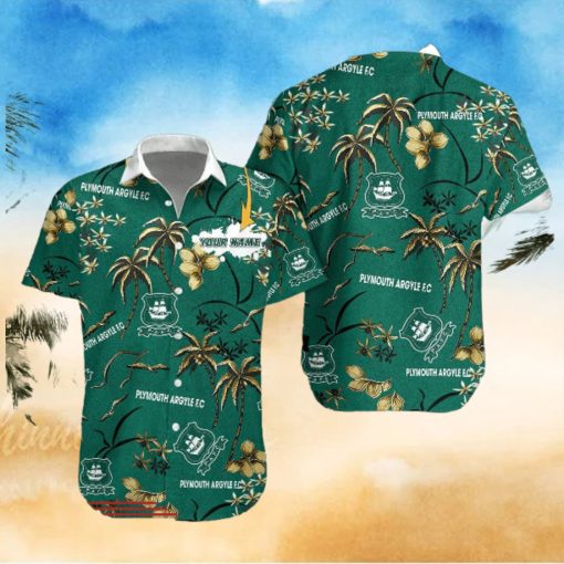 Plymouth Argyle F.C Hawaiian Shirt Custom Name Trending For Men Women Gift Summer
