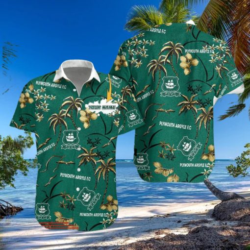 Plymouth Argyle F.C Hawaiian Shirt Custom Name Trending For Men Women Gift Summer