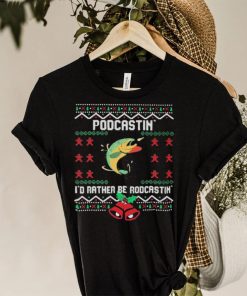 PoDcastin’ I’d rather be roDcastin’ ugly Christmas sweater