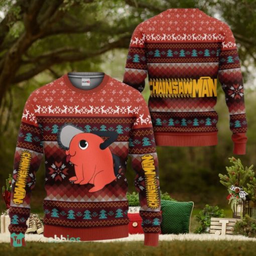 Pochita Ugly Christmas Sweater 3D Gift For Men And Women