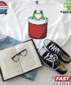 Pocket Grinch heart hand shirt 3 Pocket Grinch heart hand shirt