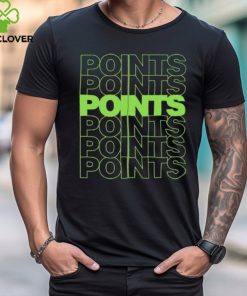 Points Points Points Green t shirt