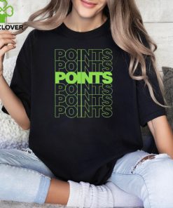 Points Points Points Green t shirt