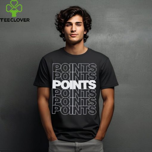 Points Points Points White t shirt