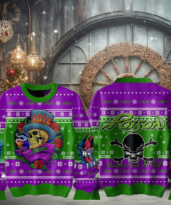 Poison Hardcore Rock And Roll Christmas Ugly Sweater