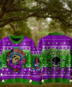 Poison Hardcore Rock And Roll Christmas Ugly Sweater