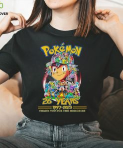 Pokemon 26 Years 1997 – 2023 Thank You For The Memories T Shirt – Limited Edition