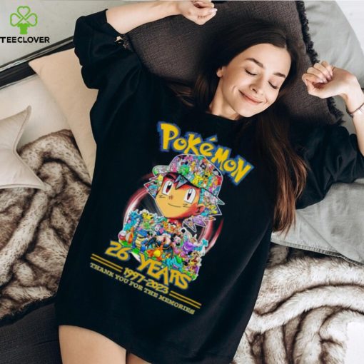 Pokemon 26 Years 1997 – 2023 Thank You For The Memories T Shirt – Limited Edition