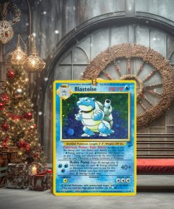 Pokemon Blastoise Rare Card 2023 Holiday Gift Ornament