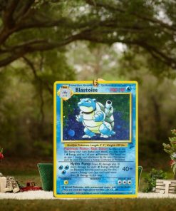 Pokemon Blastoise Rare Card 2023 Holiday Gift Ornament