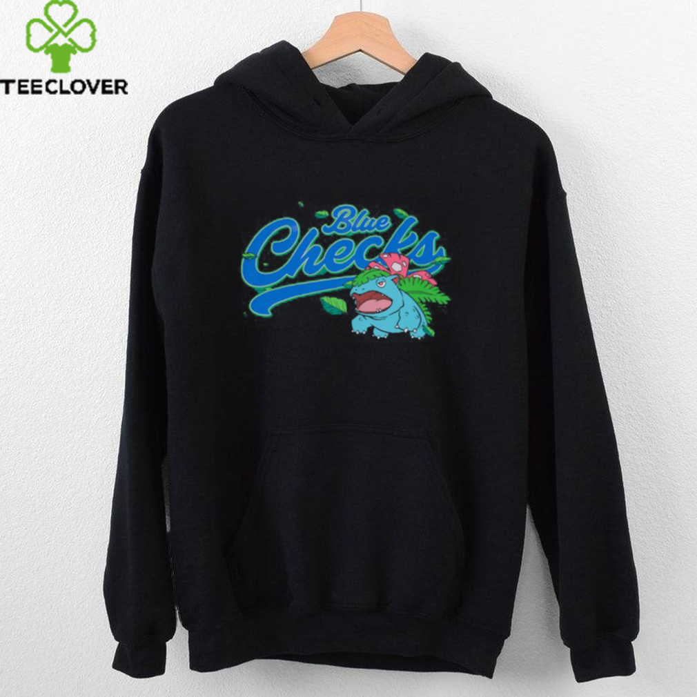 Pokémon Blue Checks Venusaur Tee Unisex T Shirt Pokémon Blue Checks Venusaur Tee Unisex T Shirt