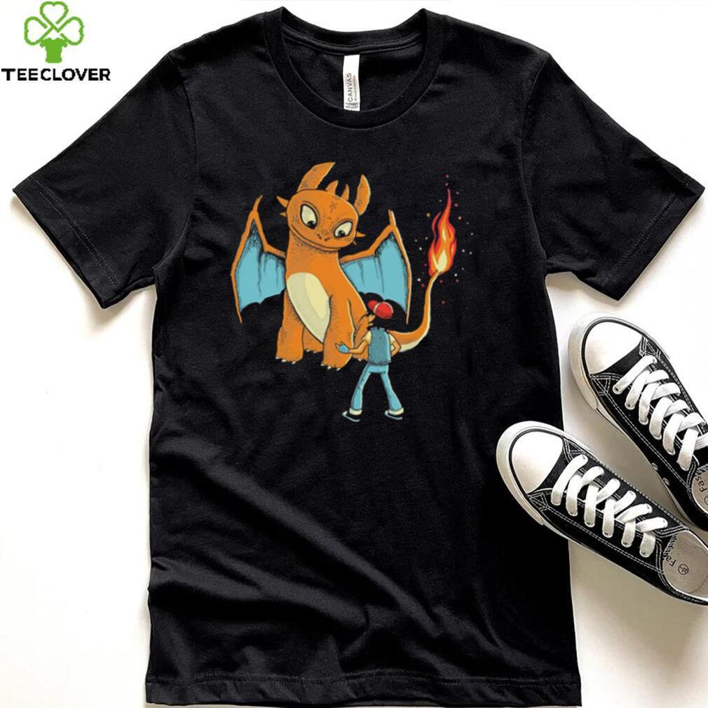 Pokemon Charizard X Night Fury how to train your monster shirt Pokemon Charizard X Night Fury how to train your monster shirt