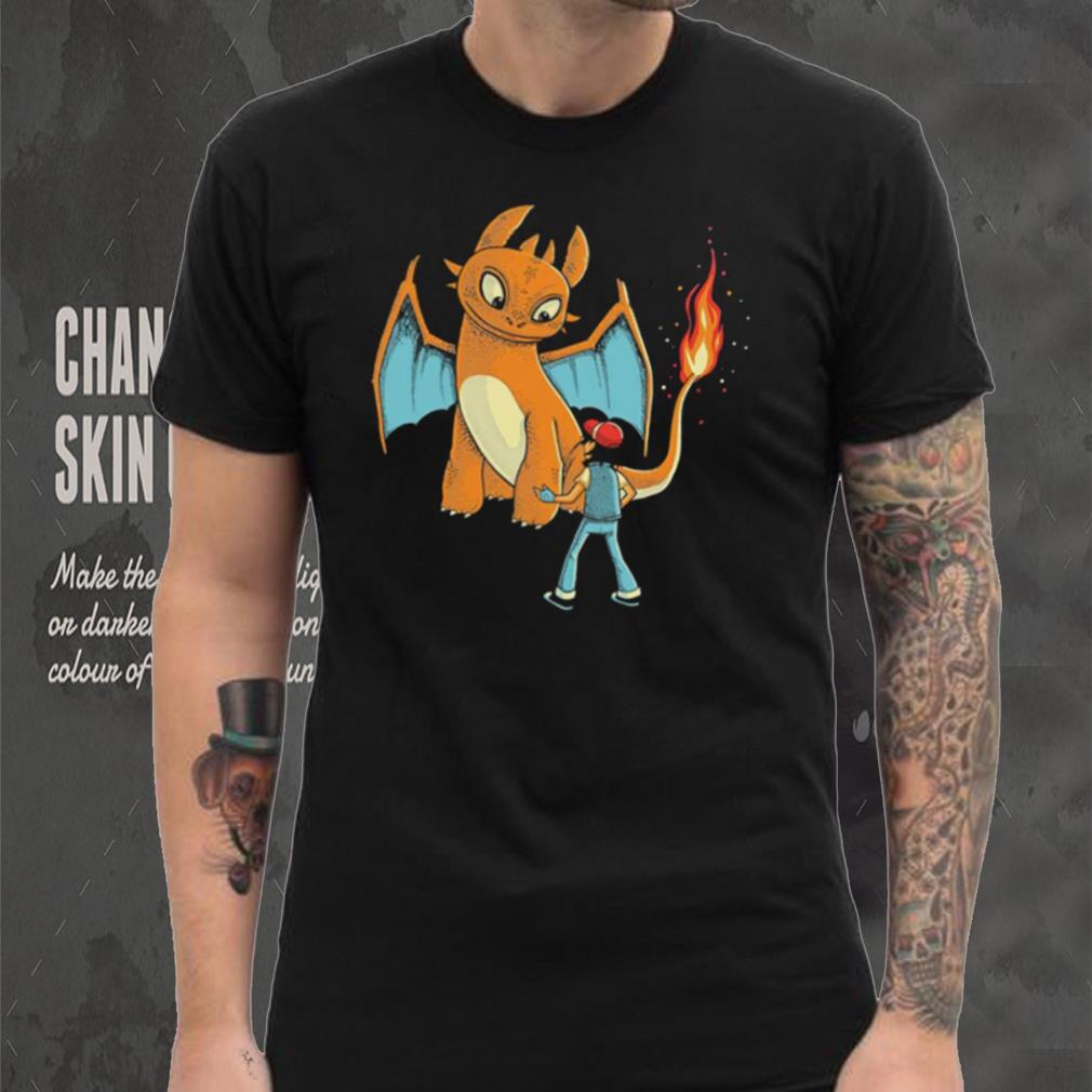 Pokemon Charizard X Night Fury how to train your monster shirt Pokemon Charizard X Night Fury how to train your monster shirt