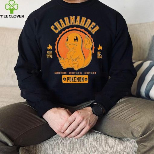 Pokemon Charmander Pokédex data character shirt