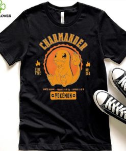 Pokemon Charmander Pokédex data character shirt