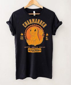 Pokemon Charmander Pokédex data character shirt