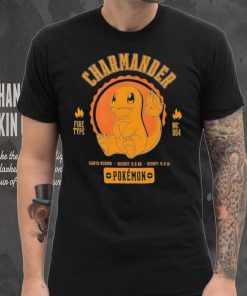 Pokemon Charmander Pokédex data character shirt